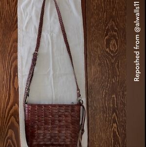 Patricia Nash Medium woven Valbella in Rust color.